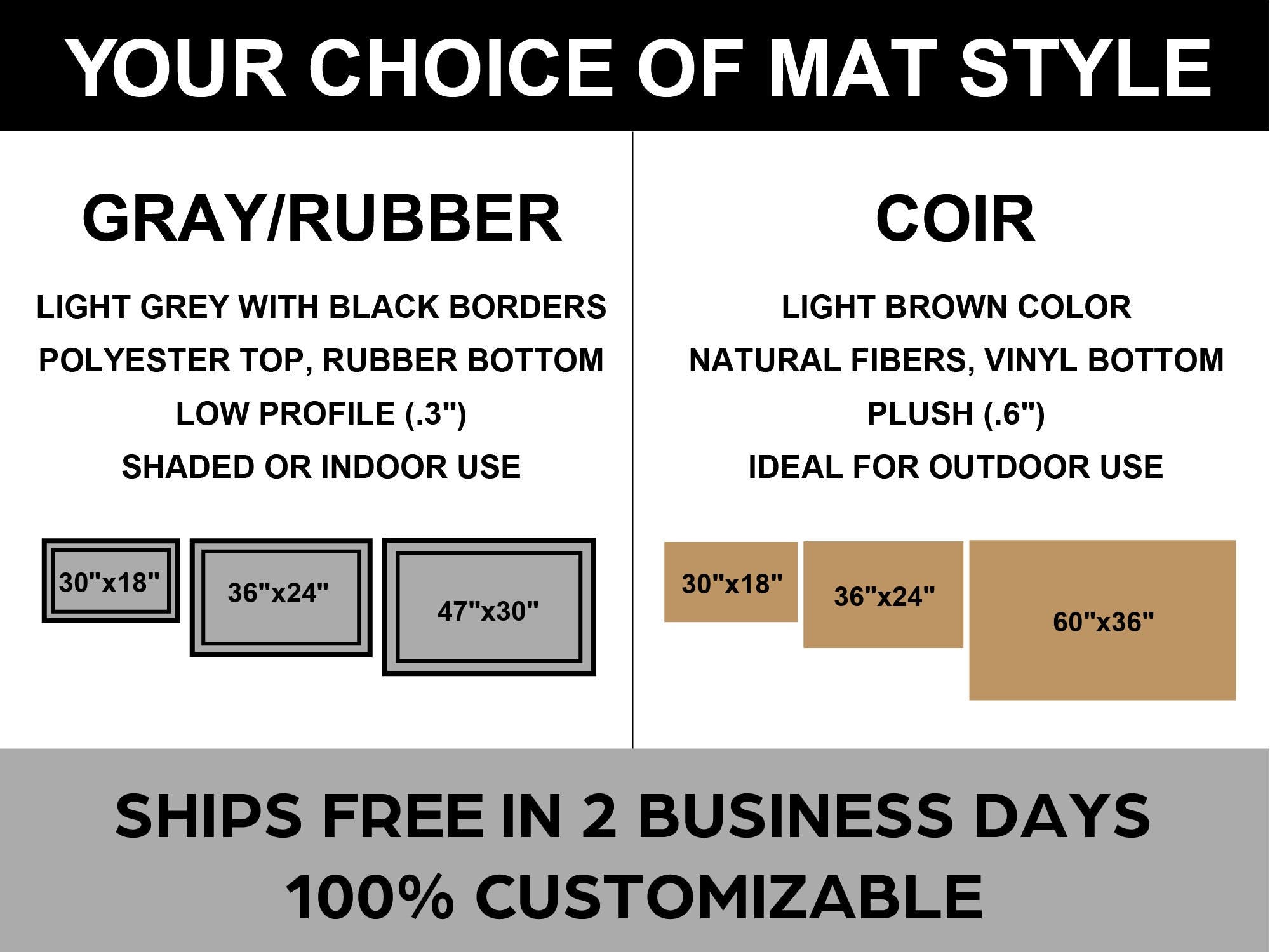 Family Name Welcome Mat - Custom Personalized Doormat, New Home Gift, Closing Gift, Housewarming Gift - Image 10