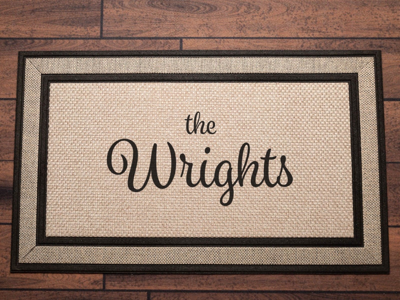 Family Name Welcome Mat - Custom Personalized Doormat, New Home Gift, Closing Gift, Housewarming Gift - Image 5